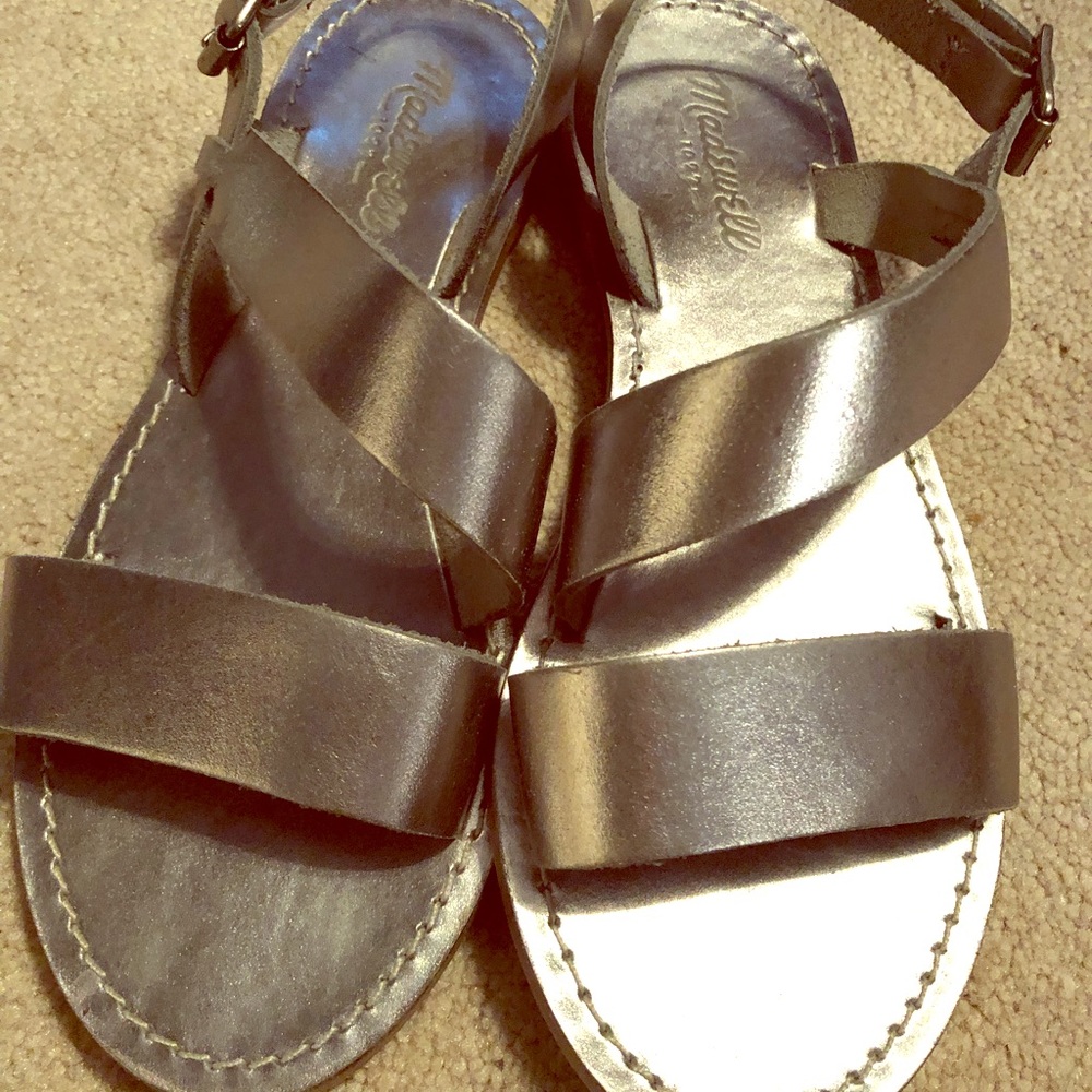 Madewell silver sandals